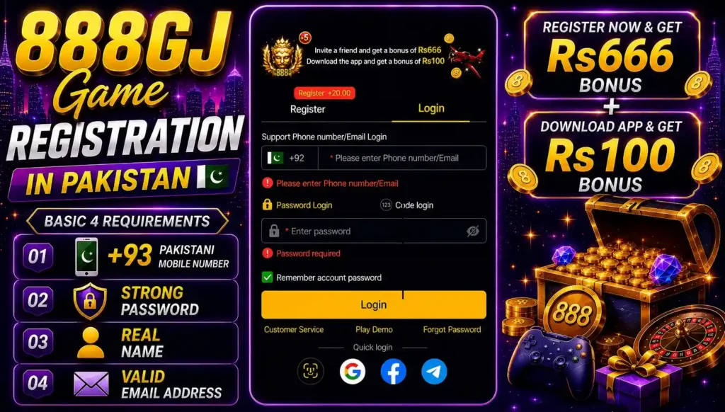 888GJ Game Registration